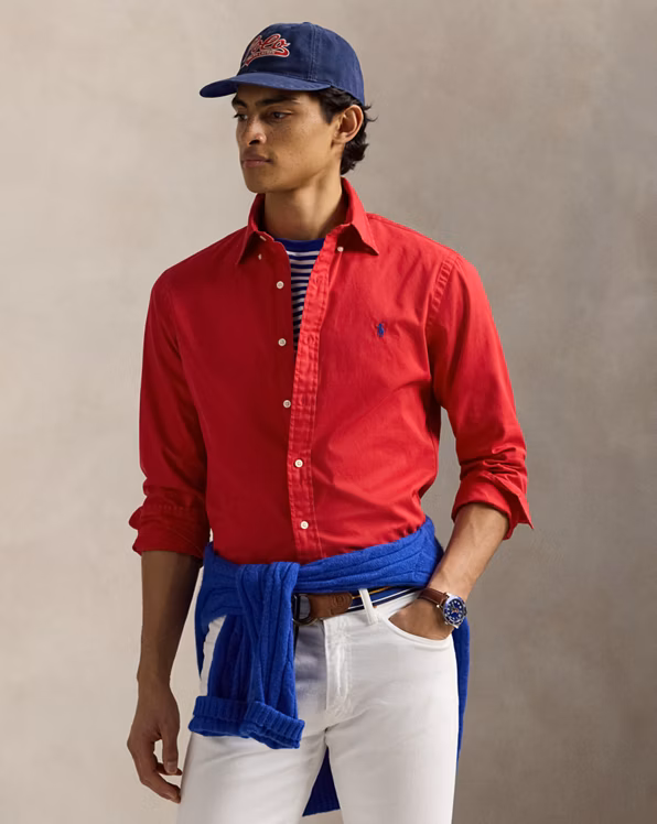 Custom Fit Twill Shirt