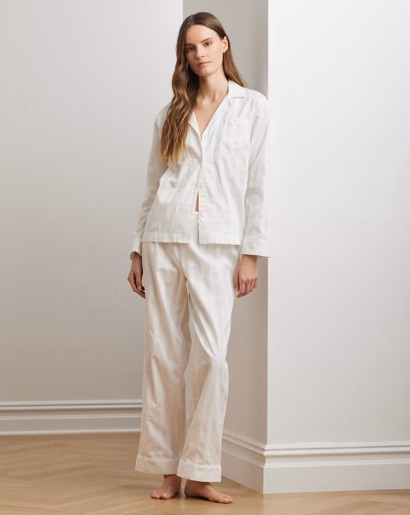 Shadow Stripe Cotton Sleep Set