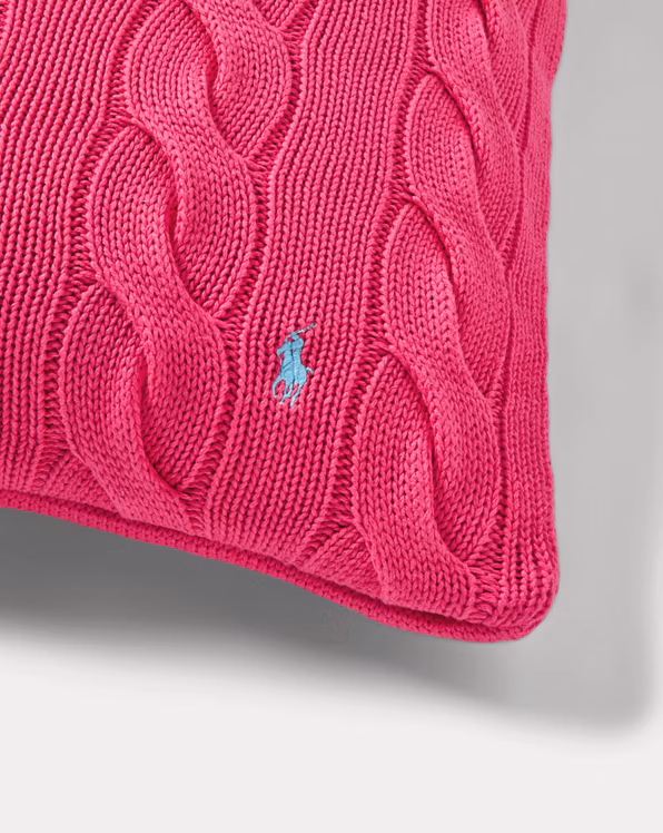 Hanley Cable-Knit Throw Pillow