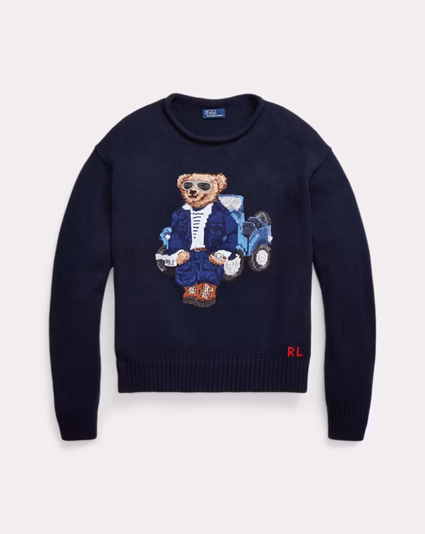 Polo Bear Cotton Jumper