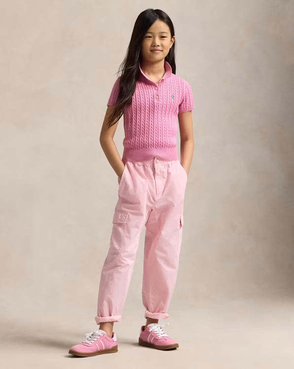 Mini-Cable Cotton Polo Jumper