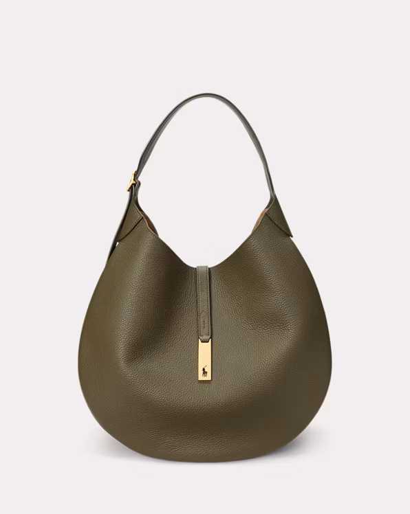 Polo ID Leather Large Shoulder Bag