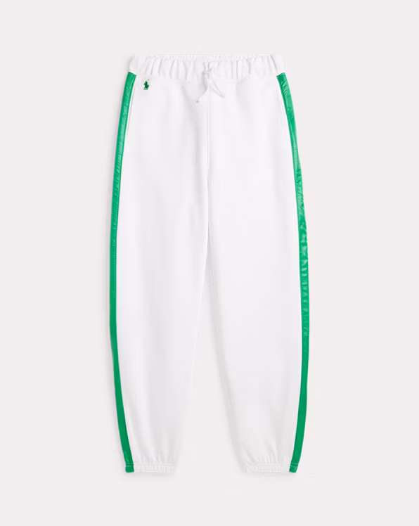 Striped Double-Knit Jogging Bottom