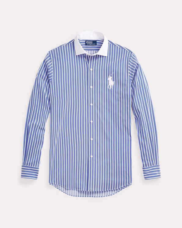 Wimbledon Striped Stretch Twill Shirt