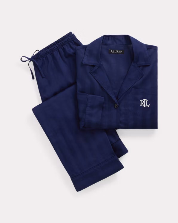 Shadow Stripe Cotton Sleep Set