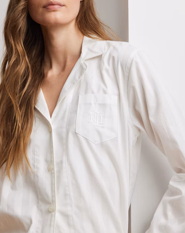 Shadow Stripe Cotton Sleep Set