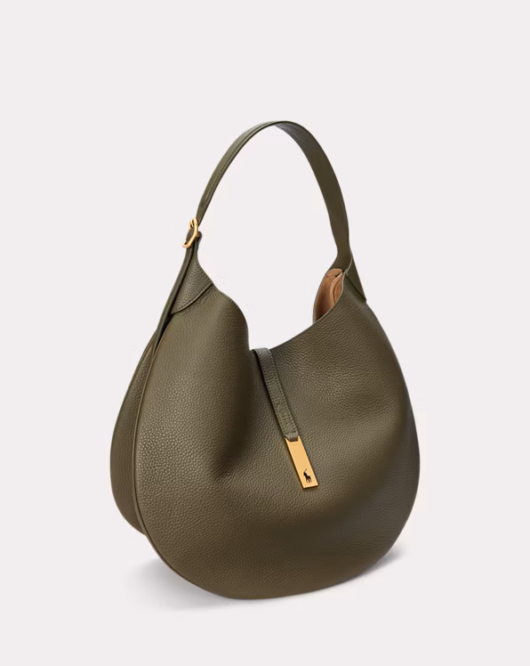 Polo ID Leather Large Shoulder Bag