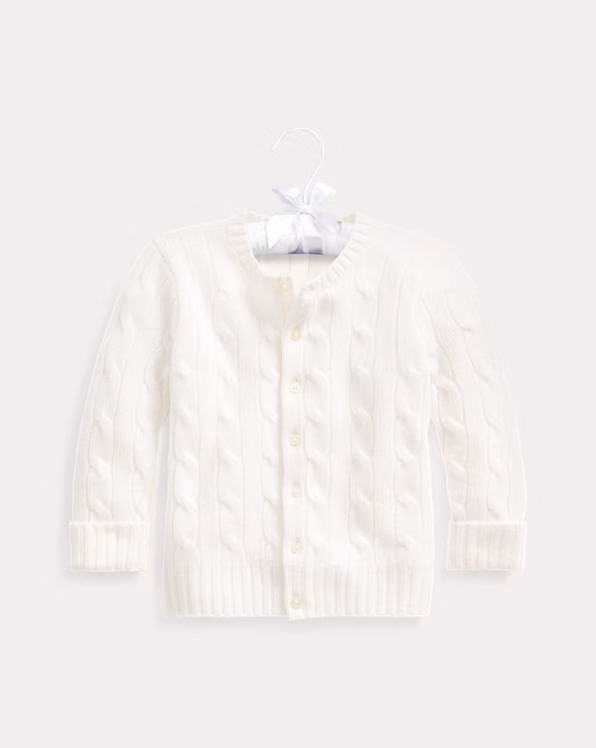 Cable-Knit Cashmere Cardigan