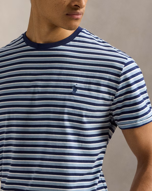 Classic Fit Striped Jersey T-Shirt
