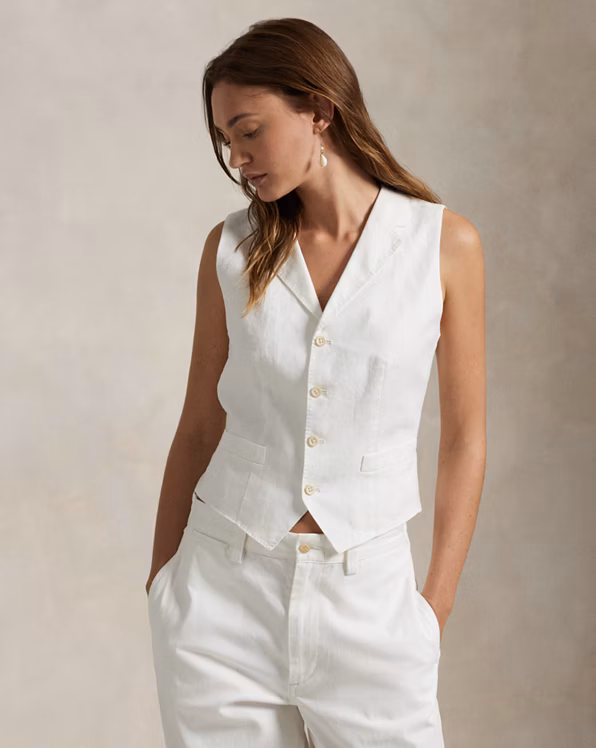 Linen-Cotton Waistcoat