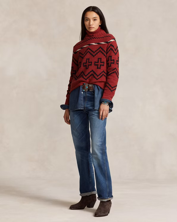 PRL x Naiomi Glasses Wool-Linen Jumper