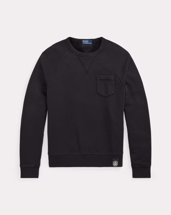 Garment-Dyed Fleece Sweatshirt