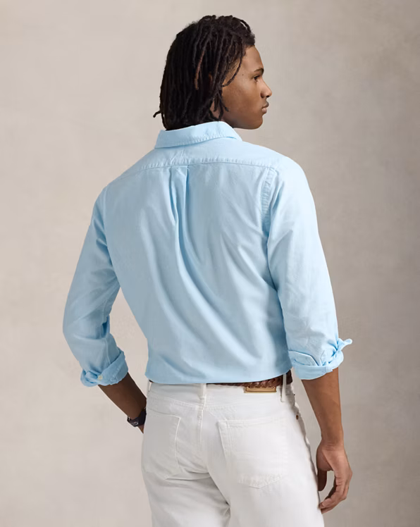 Custom Fit Mineral-Dyed Oxford Shirt