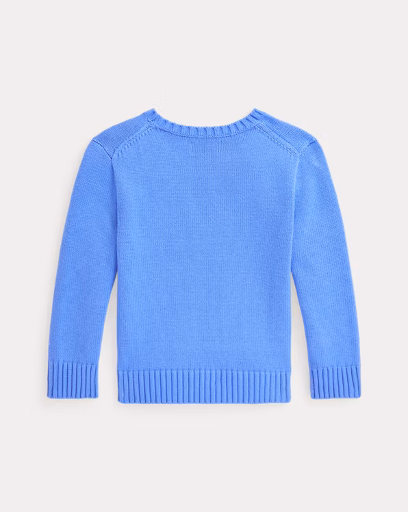 Dog-Intarsia Cotton Jumper