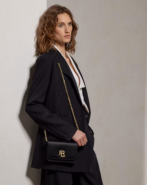 RL 888 Satin Mini Crossbody Chain