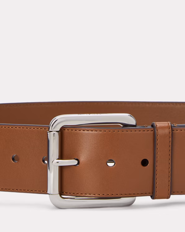 Vachetta Leather Wide Belt