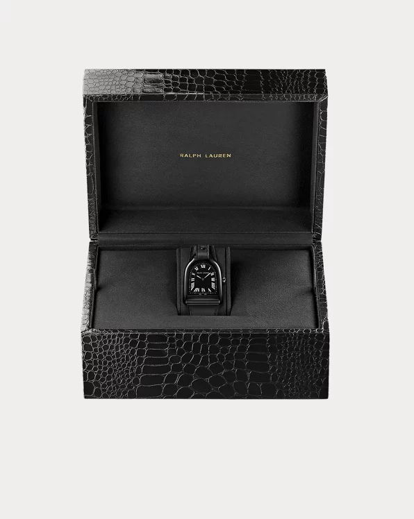 Small Steel Black Finish Watch