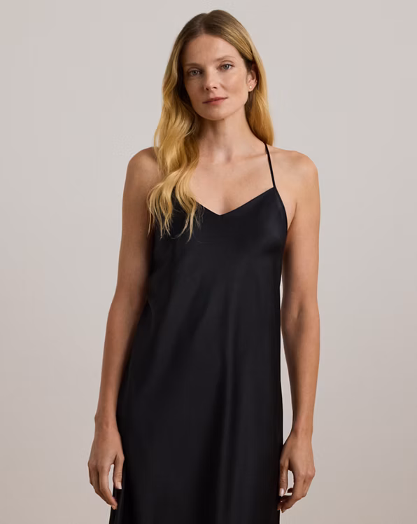 Satin Sleeveless Nightgown