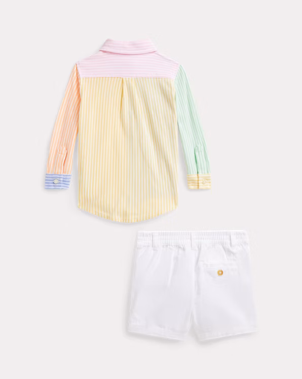 Cotton Fun Shirt & Chino Short Set