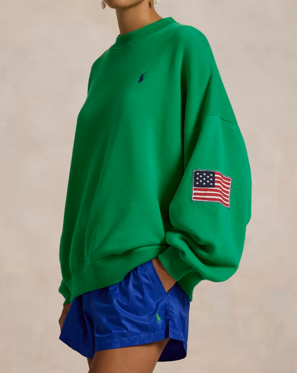 Oversize Logo Fleece Crewneck