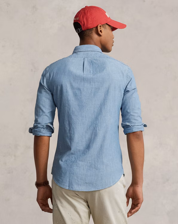 Slim Fit Chambray Shirt