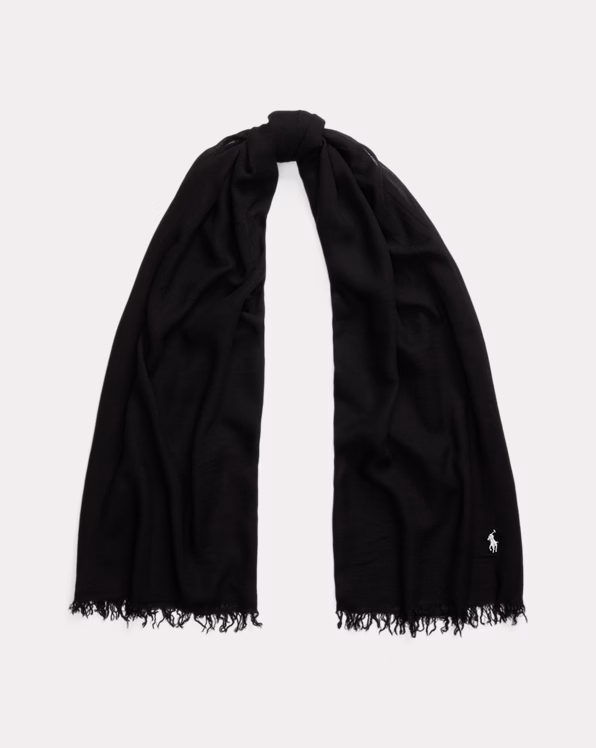 Fringe-Trim Scarf