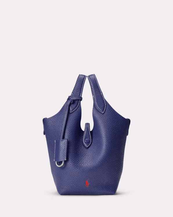Polo Play Leather Small Tote & Crossbody