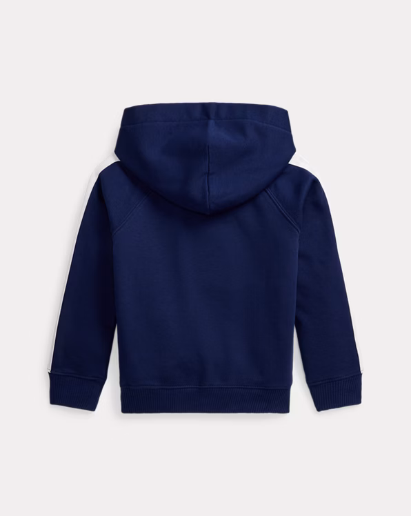 Striped Big Pony French Terry Hoodie