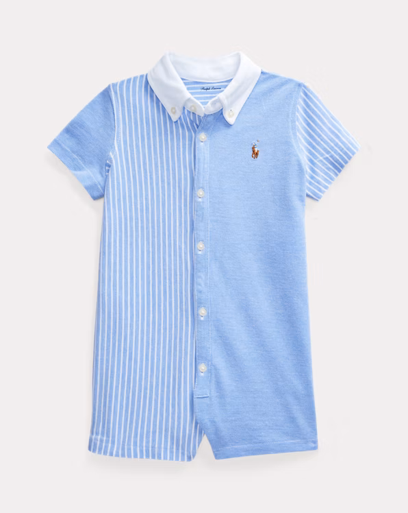 Knit Cotton Oxford Fun Shortall