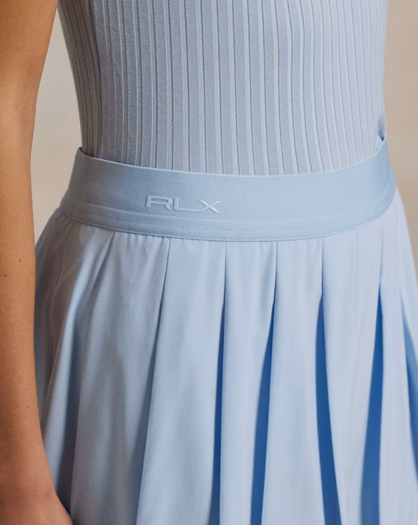 40.5 cm Pleated A-Line Performance Skort