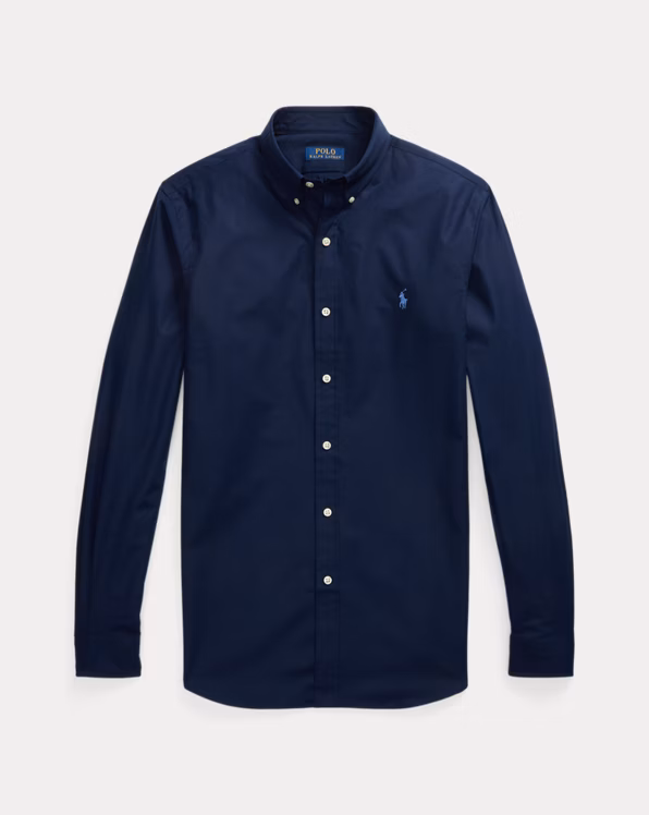 Slim Fit Stretch Poplin Shirt