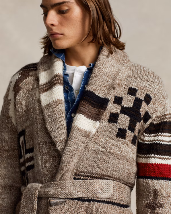 PRL x Naiomi Glasses Wrap Cardigan