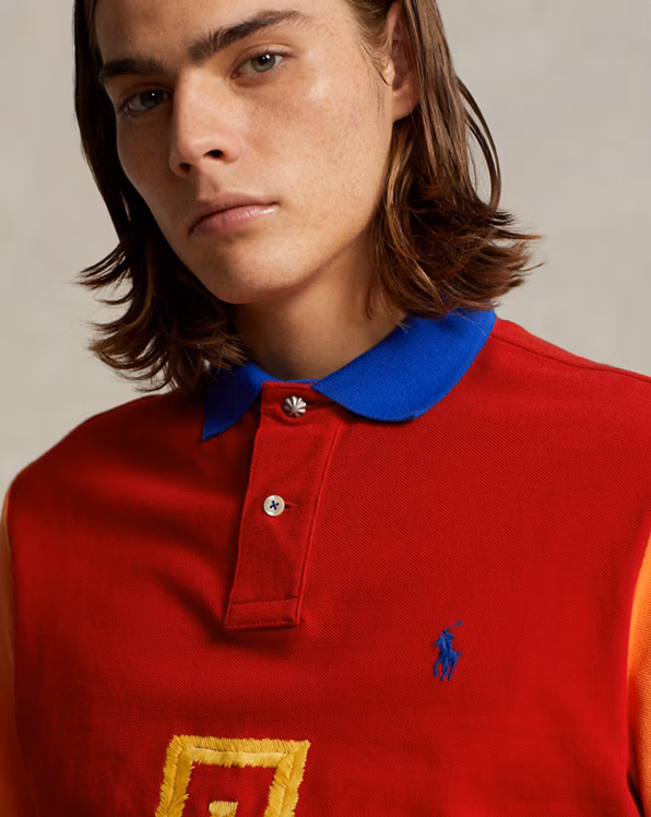 PRL x Naiomi Glasses Mesh Polo Shirt