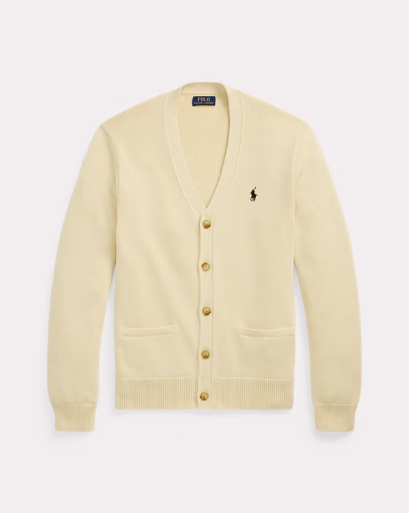 Cotton V-Neck Cardigan