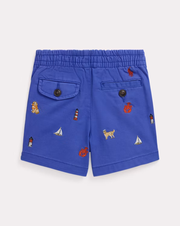 Polo Prepster Embroidered Chino Short