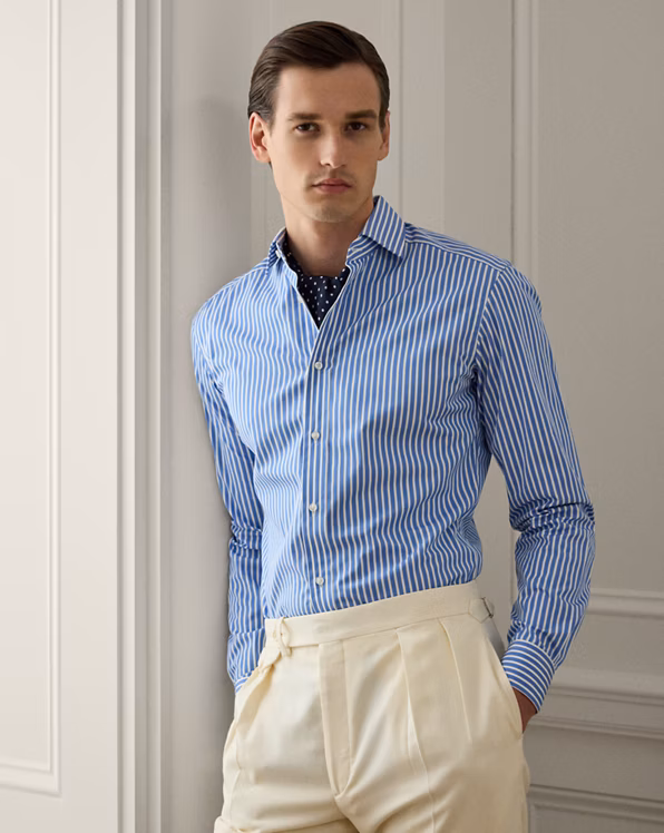 Bengal-Stripe Poplin Shirt