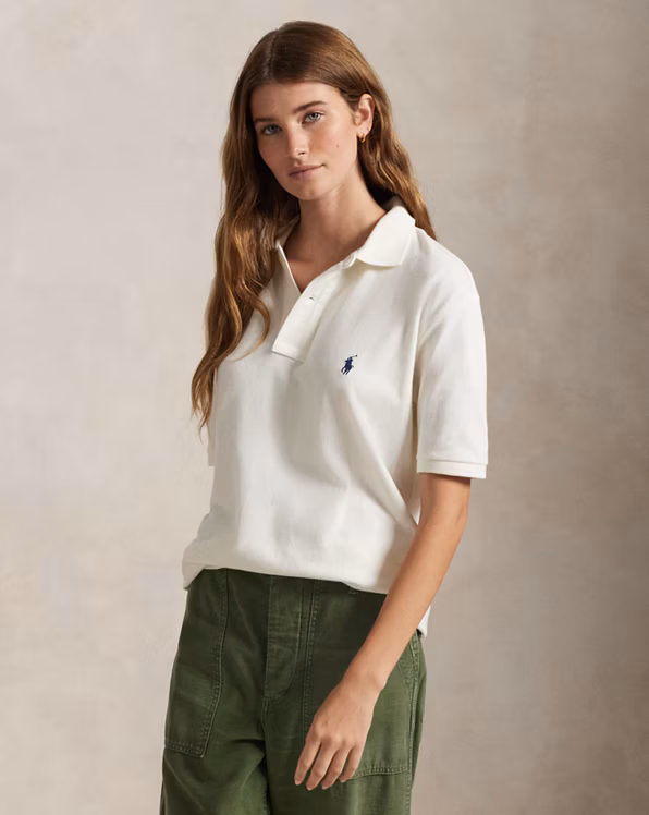 Original Fit Mesh Polo Shirt