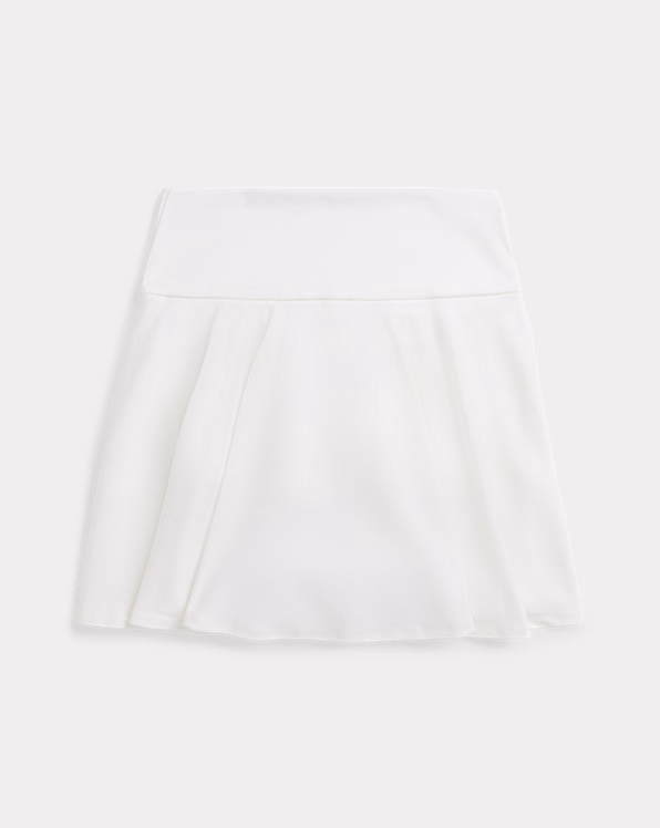 Flounced Stretch Ponte Skort