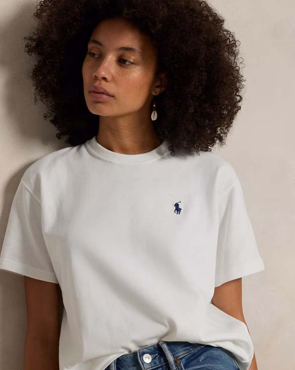 Relaxed Fit Cotton Jersey Tee