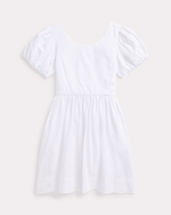 Cotton Seersucker Dress