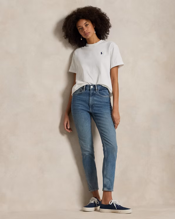 Relaxed Fit Cotton Jersey Tee