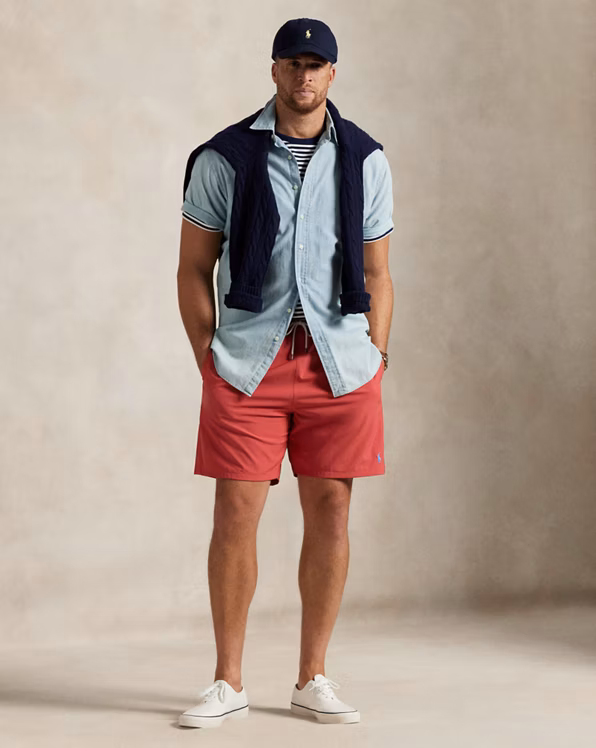 Traveler Stretch Classic Fit Swim Trunks