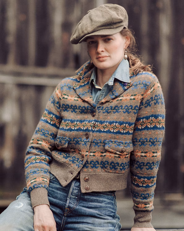 Fair Isle Jacquard Jumper Jacket