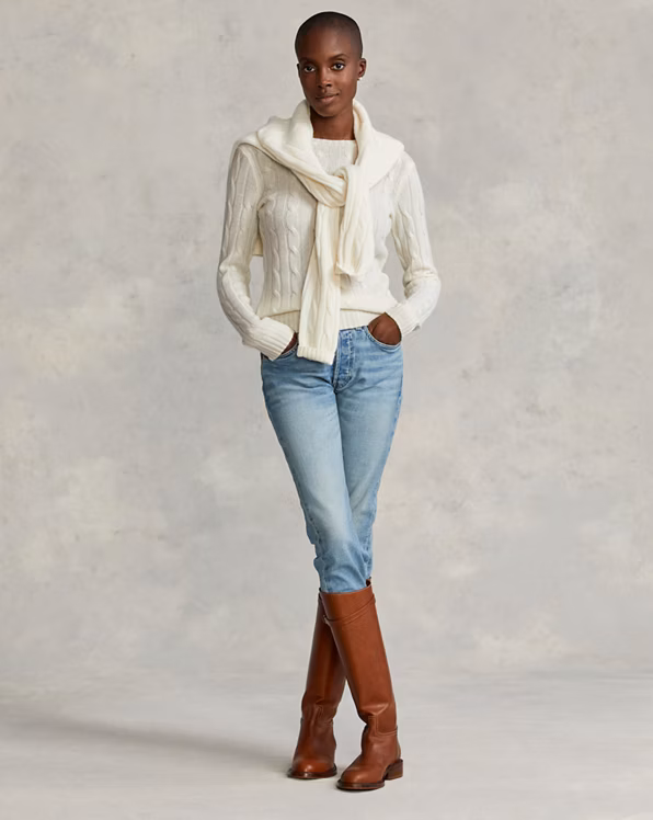 Cable-Knit Cashmere Jumper