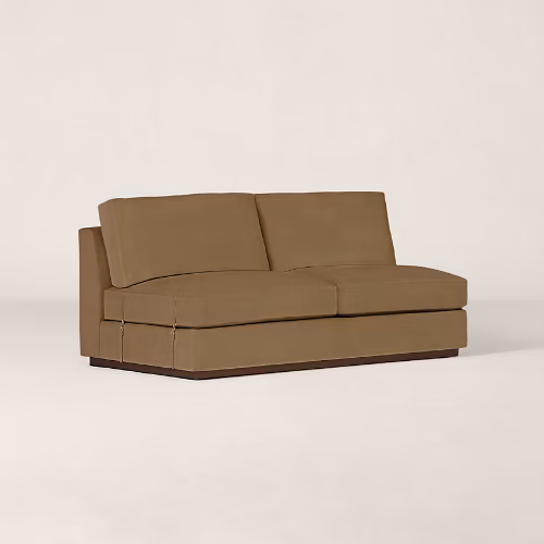 Desert Modern Two-Seat Armless Sofa