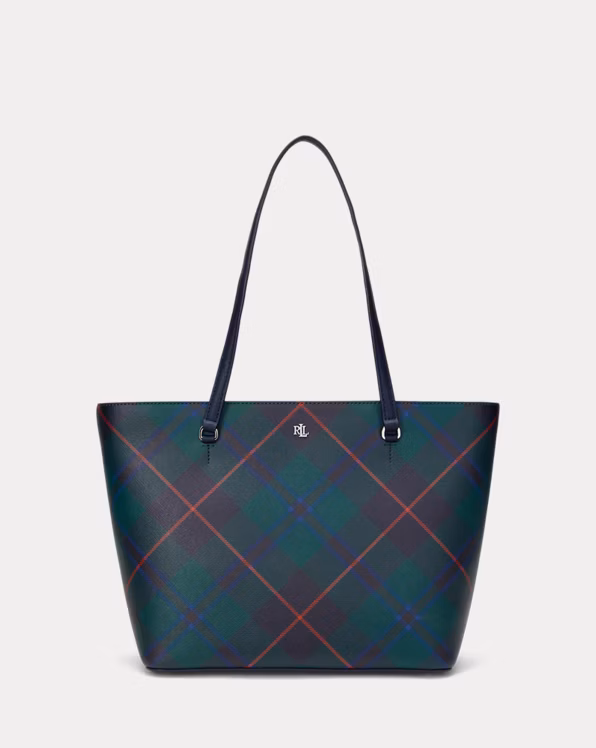 Plaid Medium Karly Tote Bag
