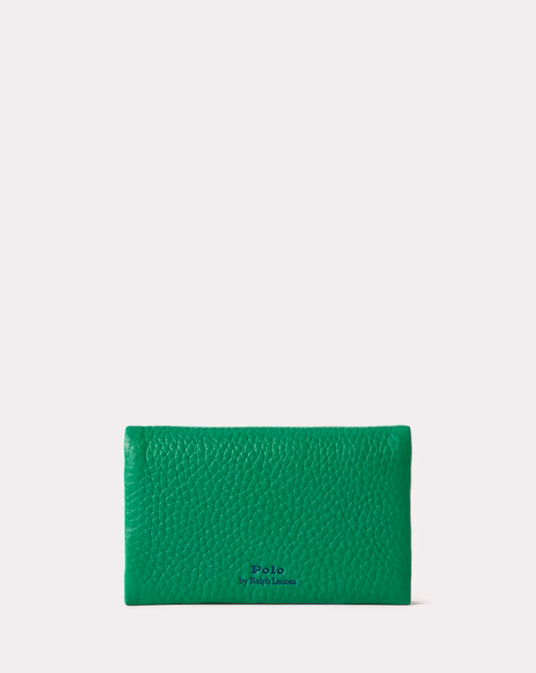 Polo Play Leather Snap Card Case