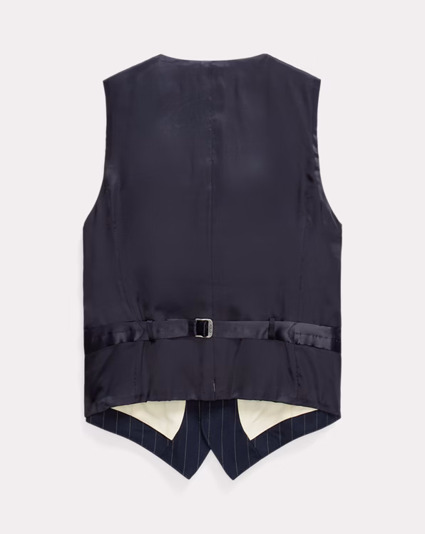 Rope-Stripe Cotton-Silk Suit Waistcoat