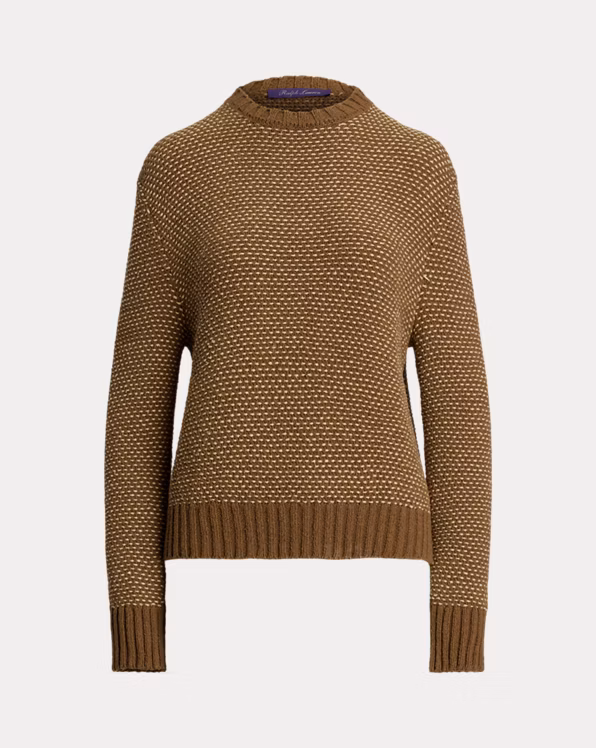 Silk Birdseye Crewneck Jumper