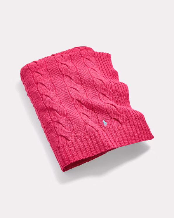 Hanley Cable-Knit Throw Blanket